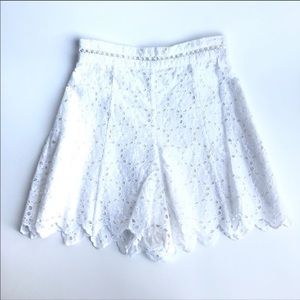 ZIMMERMANN Divinity Wheel Ivory Floral Shorts